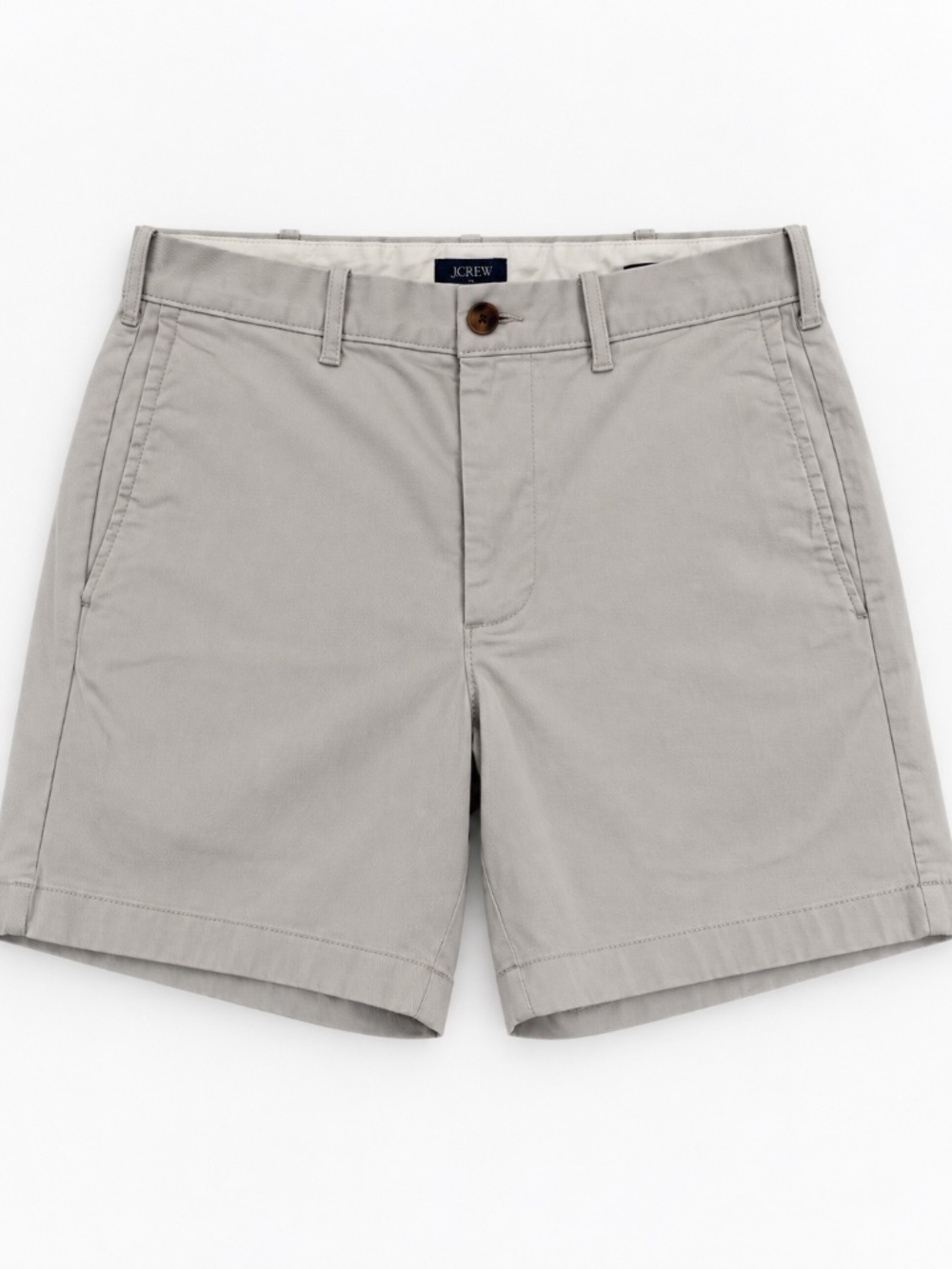 J.Crew Men’s 5” Chino Shorts Khaki Stone Size 30 Classic Summer Shorts